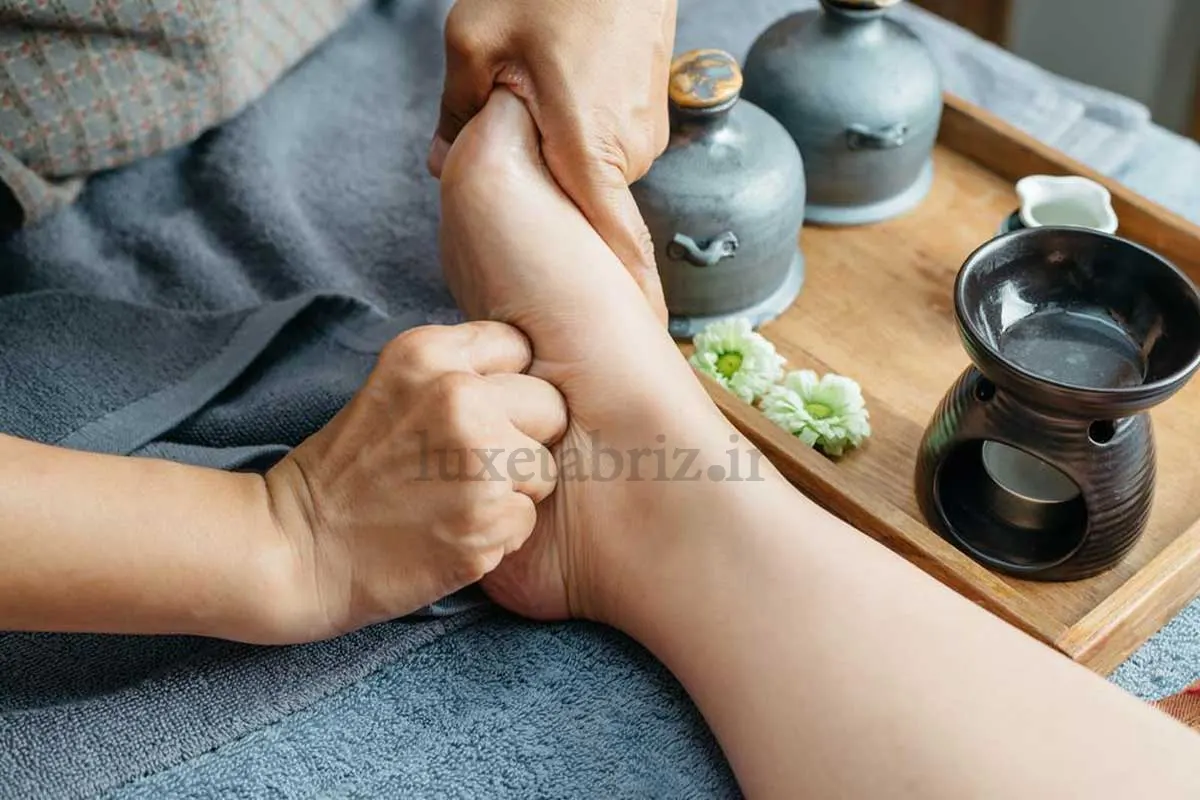 نقشه رفلکسولوژی کف پا
